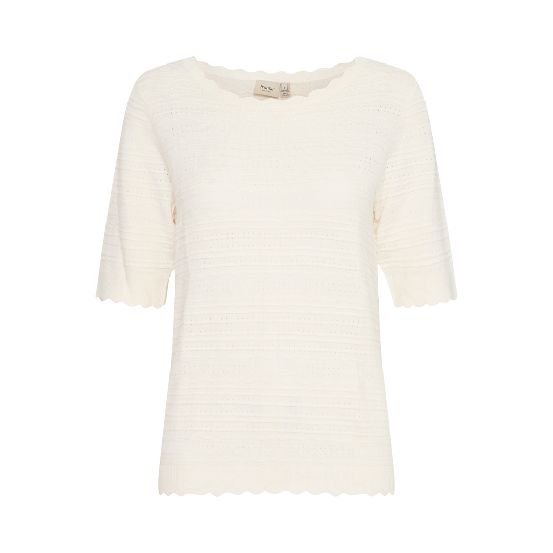 Fransa FRLORA Pullover - whisper white