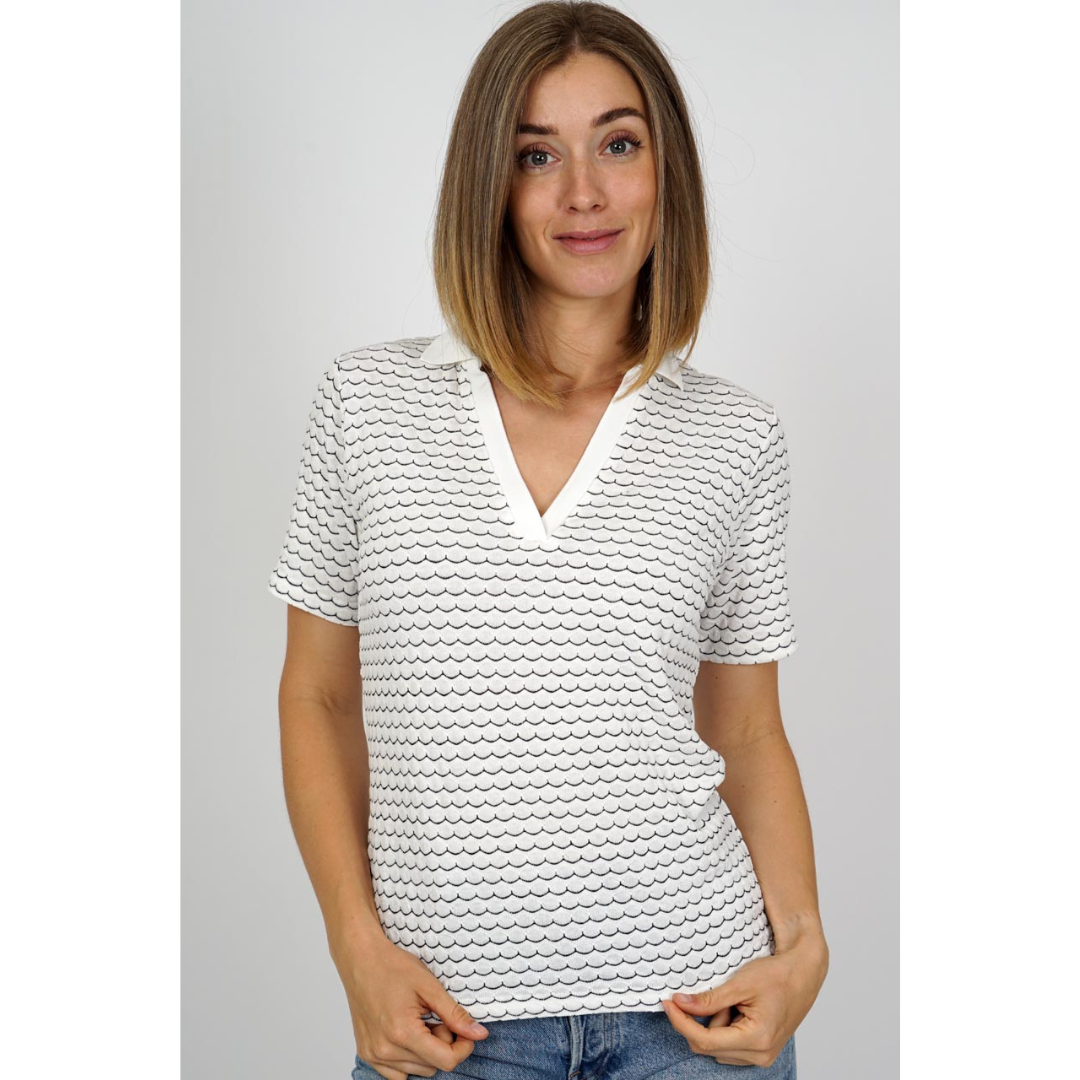 MXO V-neck T-shirt - 10 white