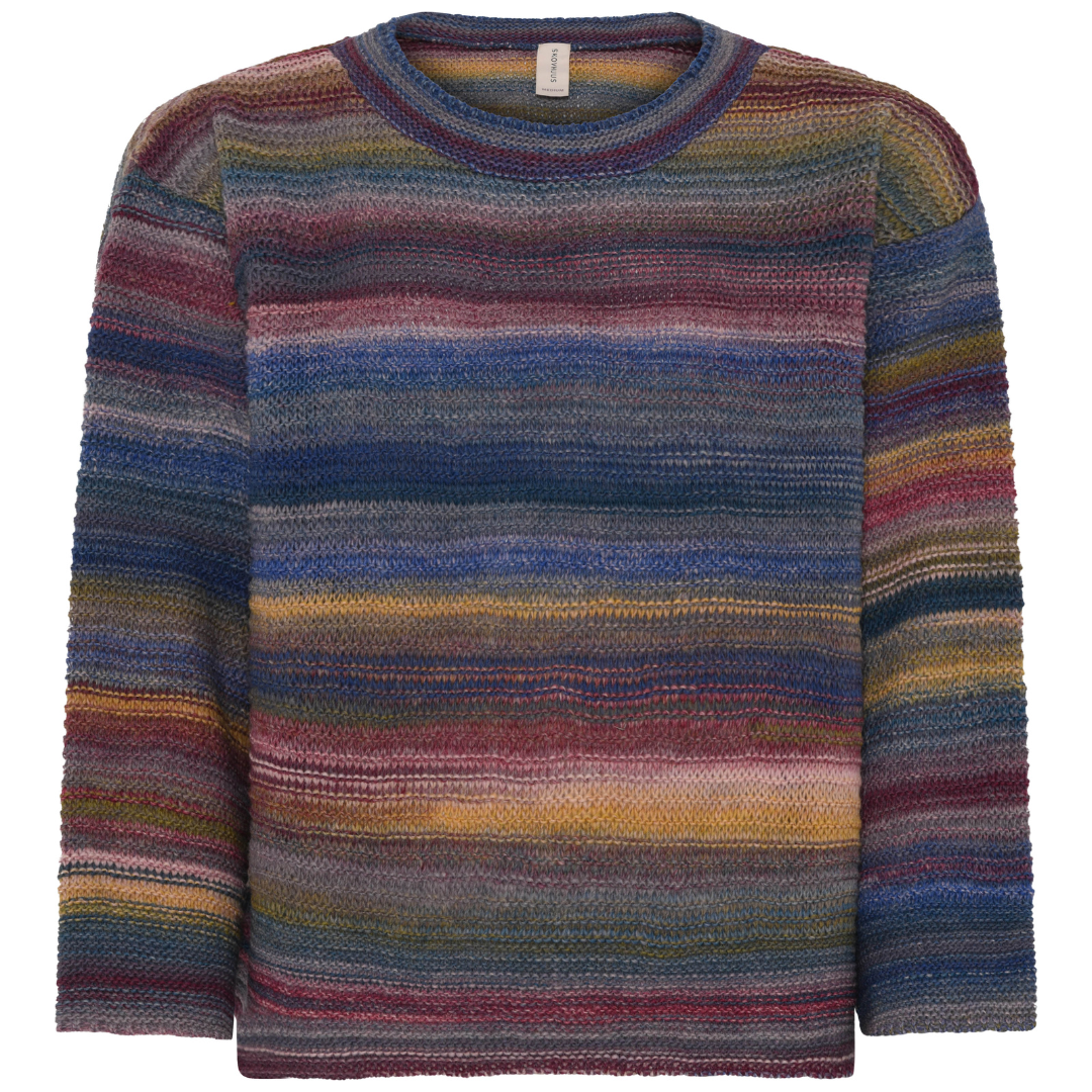 Skovhuus Casual Multicolour Pullover - Jeans Blue