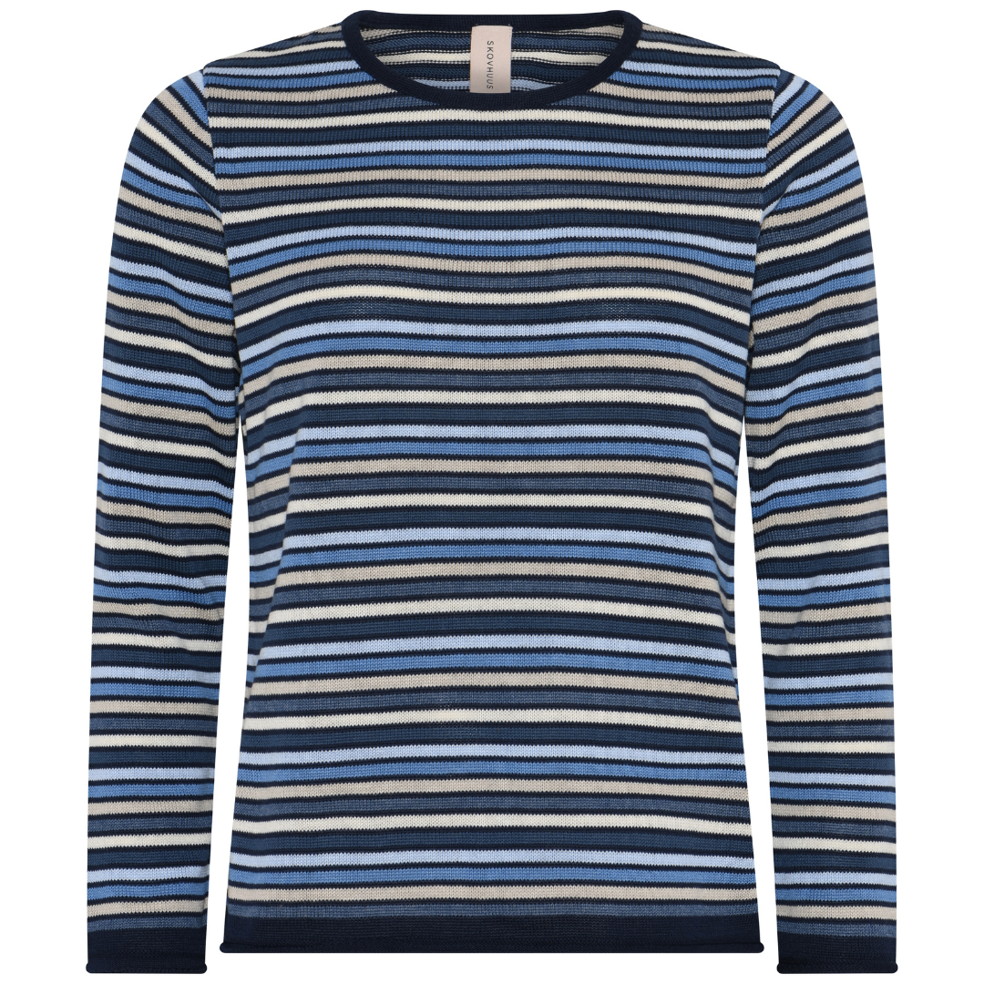 Skovhuus Multicolour Striped Pullover - Marine