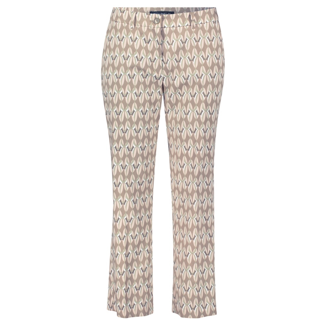 Betty Barclay Business trousers - khaki/nature - Butik VIVI
