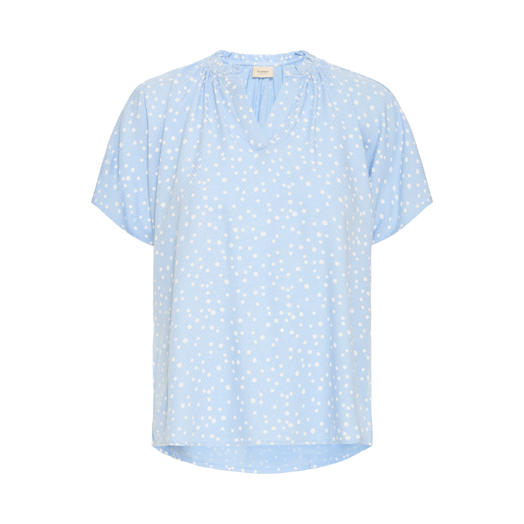 Fransa FRKAMMA Bluse - Cashmere Blue mix - Butik VIVI
