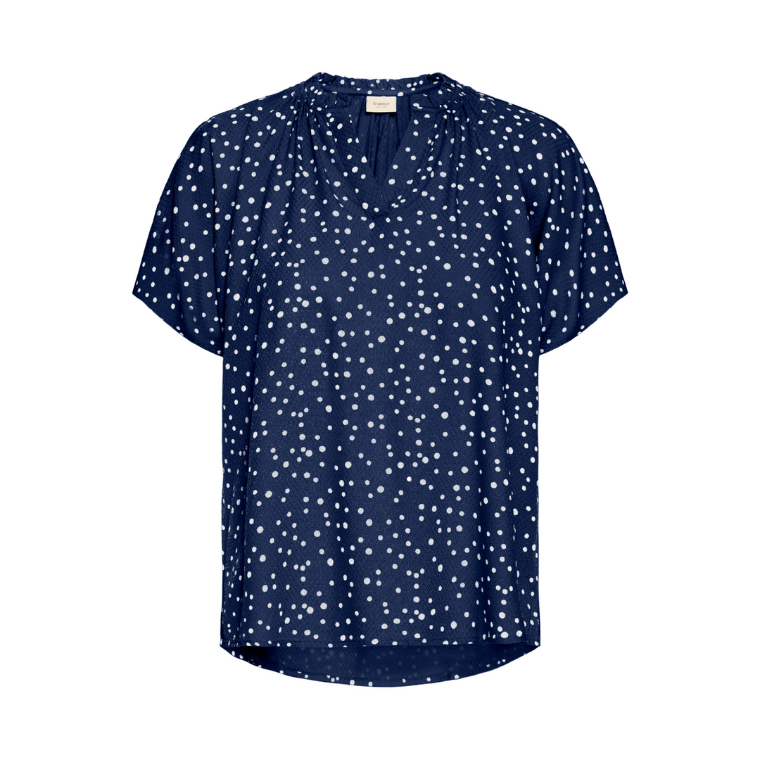 Fransa FRKAMMA Bluse - Navy Blazer art - Butik VIVI