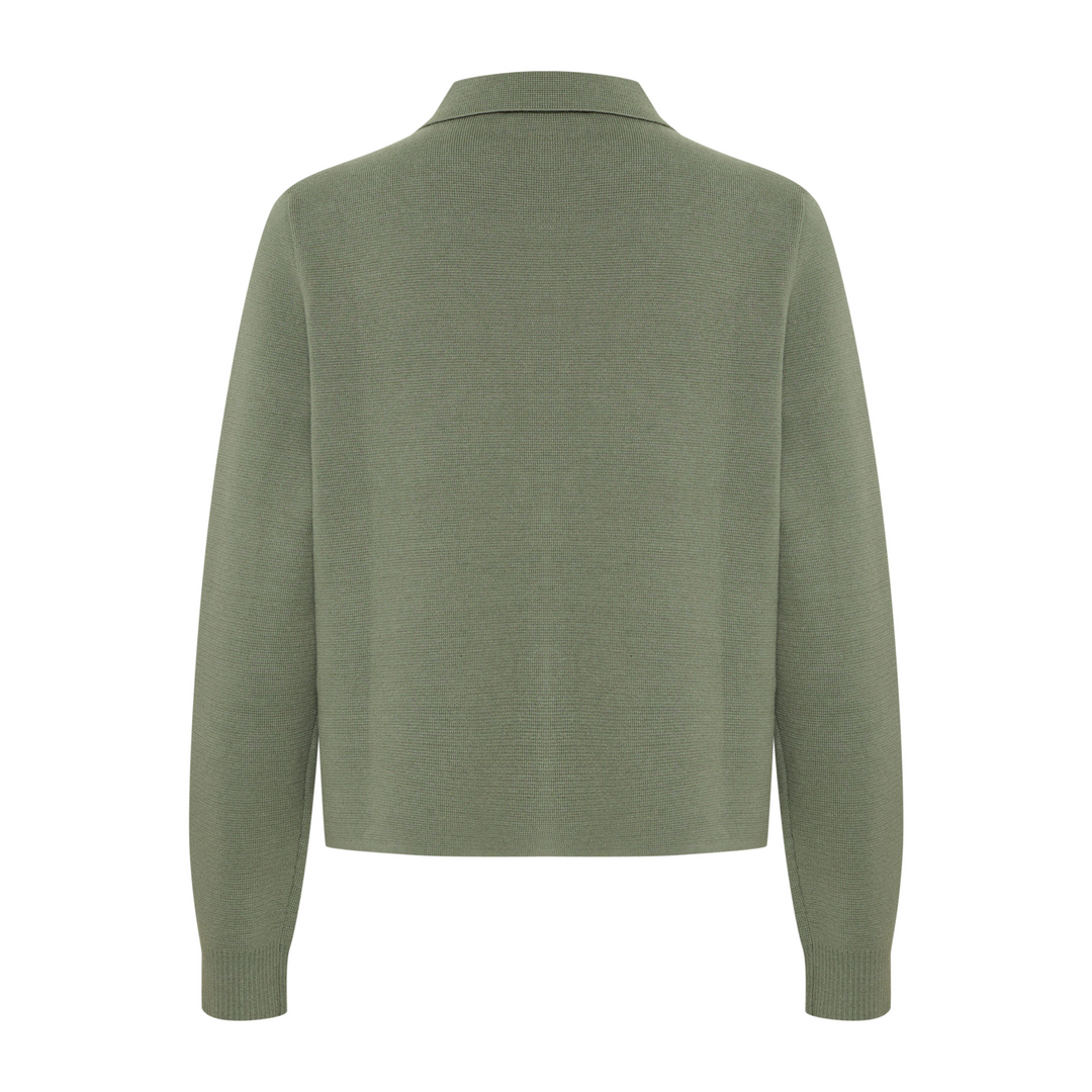 Fransa FRITA Cardigan - Agave Green - Butik VIVI