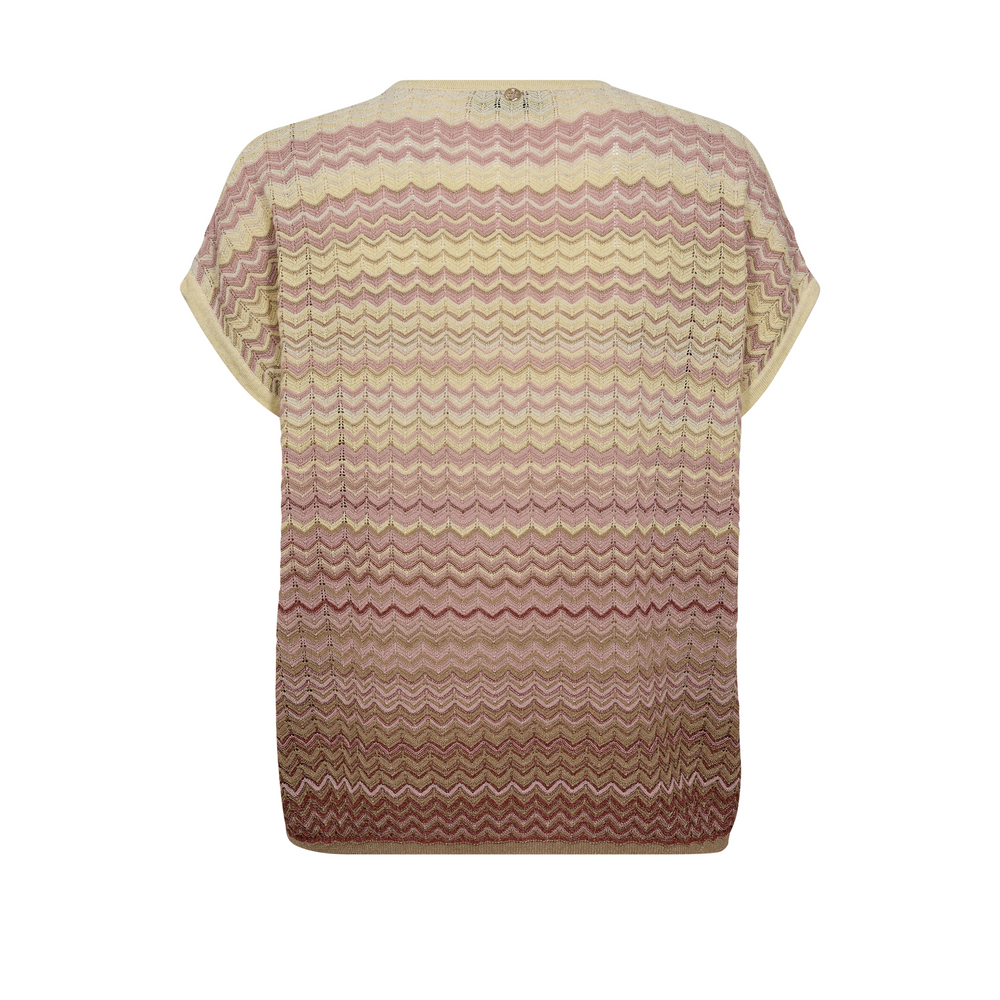 Mos Mosh V-neck Knit - Powder Pink - Butik VIVI