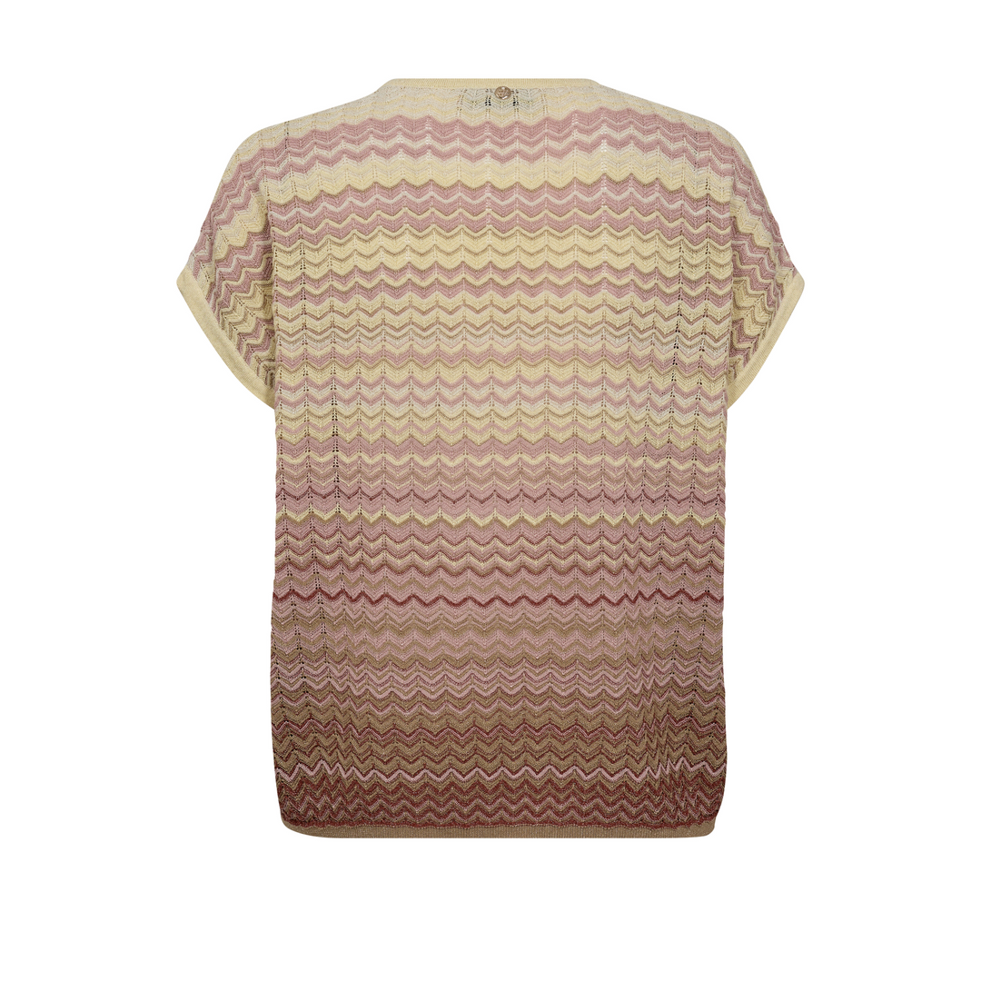 Mos Mosh V-neck Knit - Powder Pink - Butik VIVI