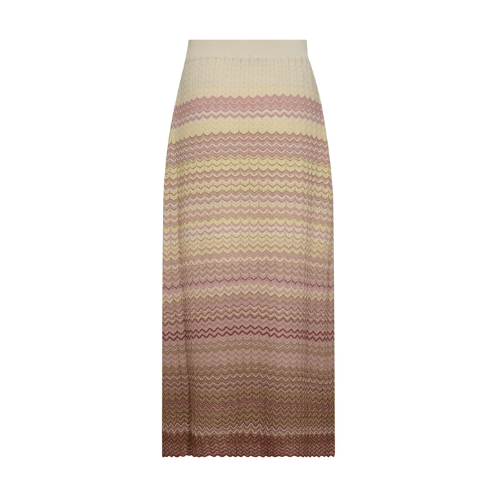 Mos Mosh Zig Zag Knit Skirt - Powder Pink