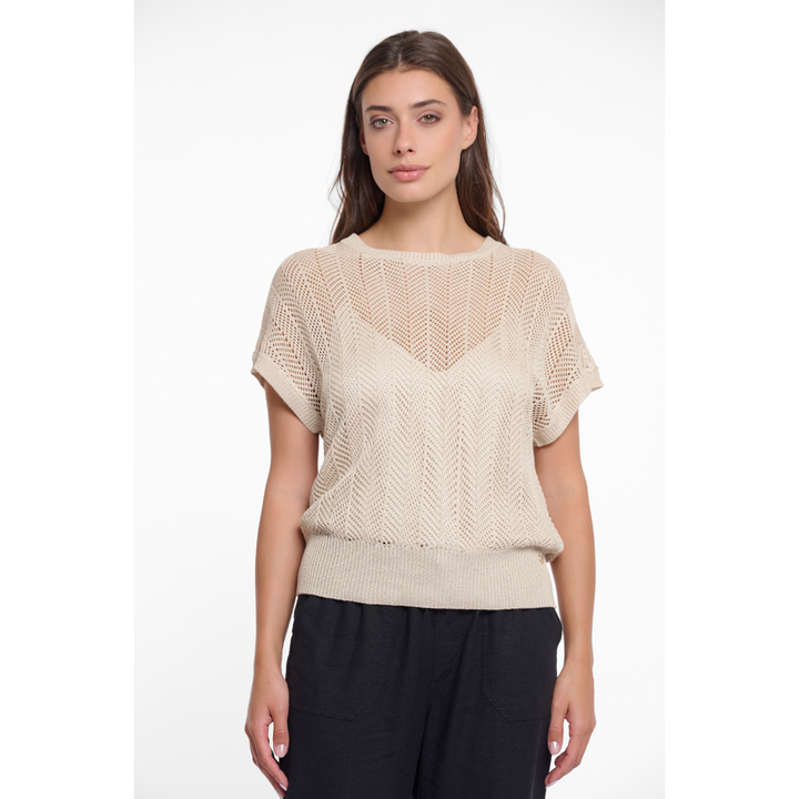 Rino & Pelle strikbluse - Birch