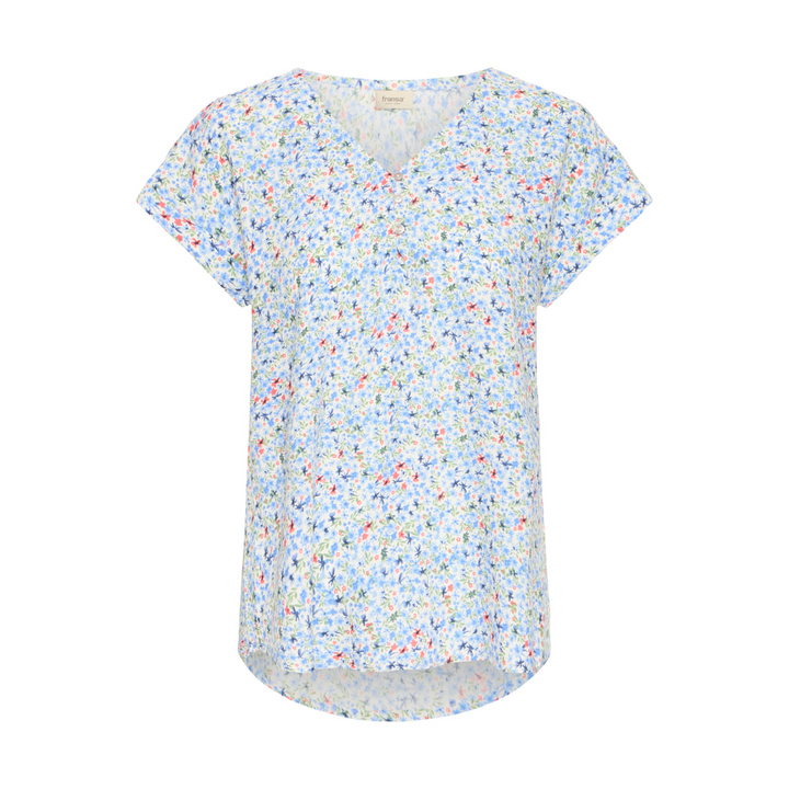 Fransa FRHEAT BL 1 Bluse - cashmere blue art