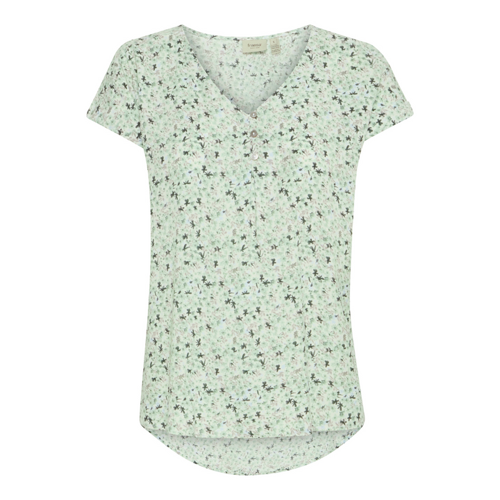 Fransa FRHEAT BL 1 Bluse - iceberg green art