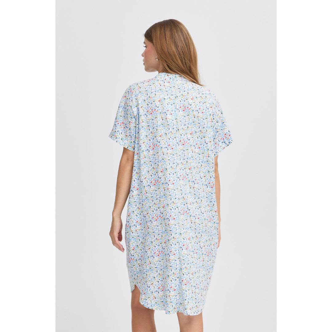 Fransa FRHEAT TU 1 Tunika - cashmere blue art