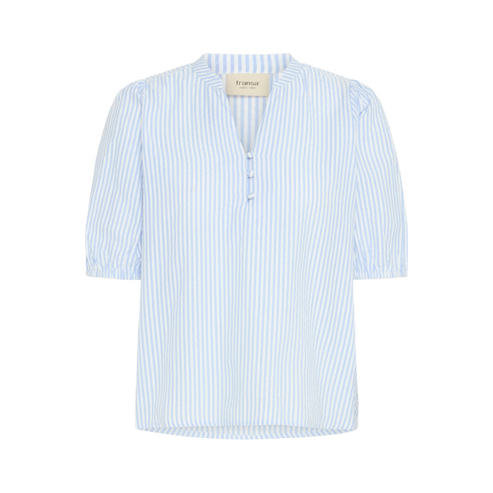 Fransa FRCAYLA BL 1 Bluse - cashmere blue stripes