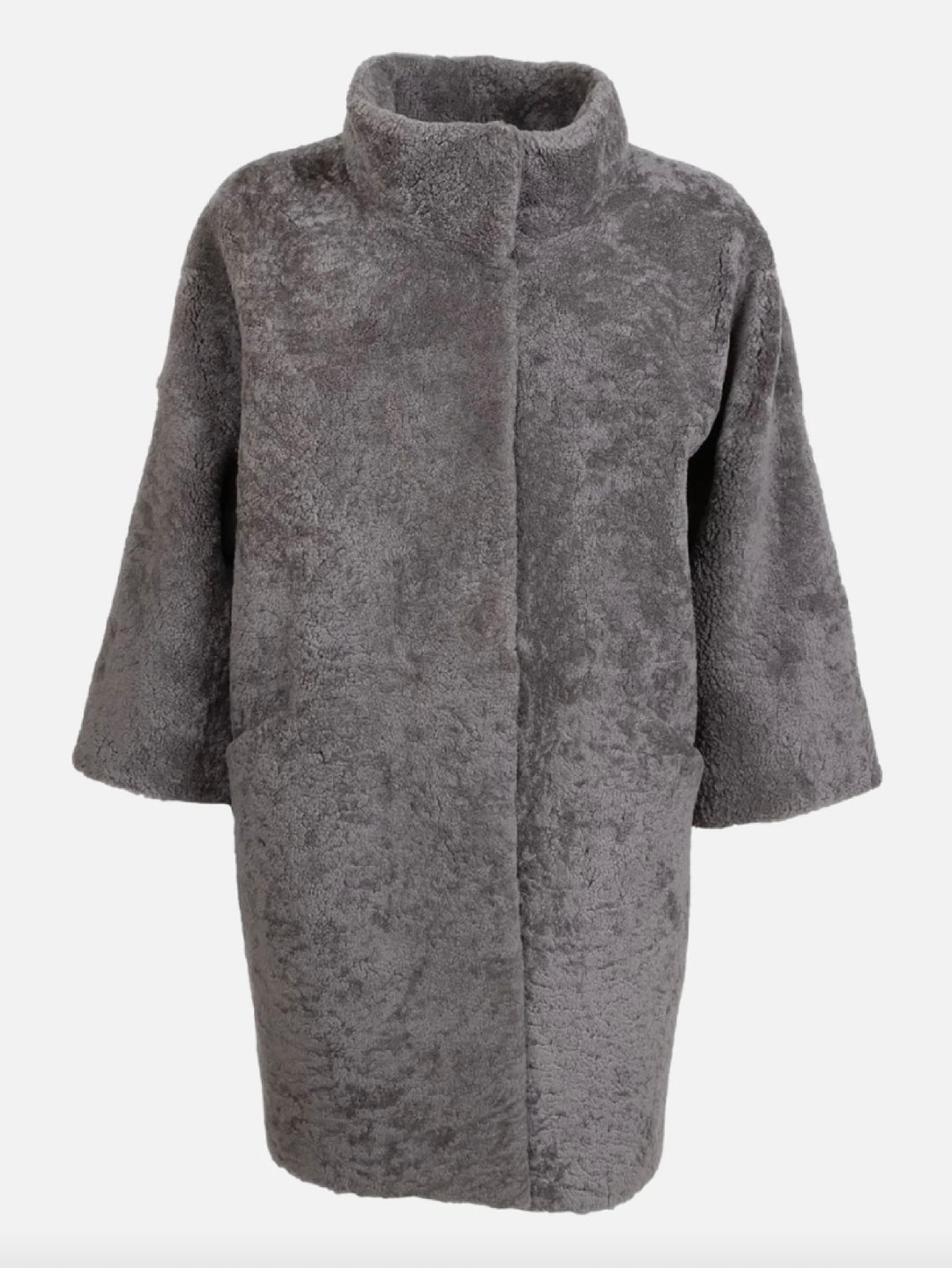 Levinsky Harlette, 85 cm. - Collar - Curly Lamb - Taupe