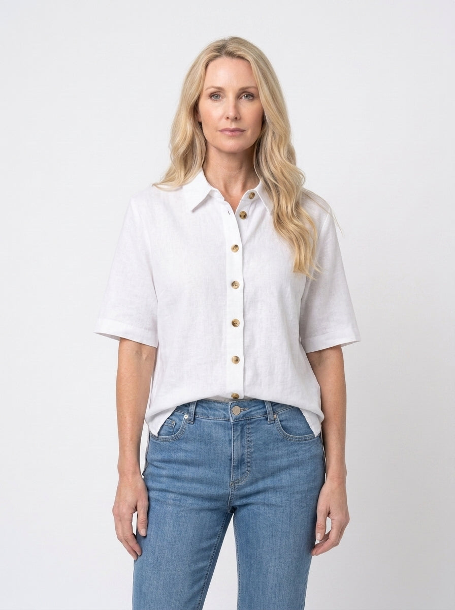 Sunday Female Skjorte - White - Butik VIVI
