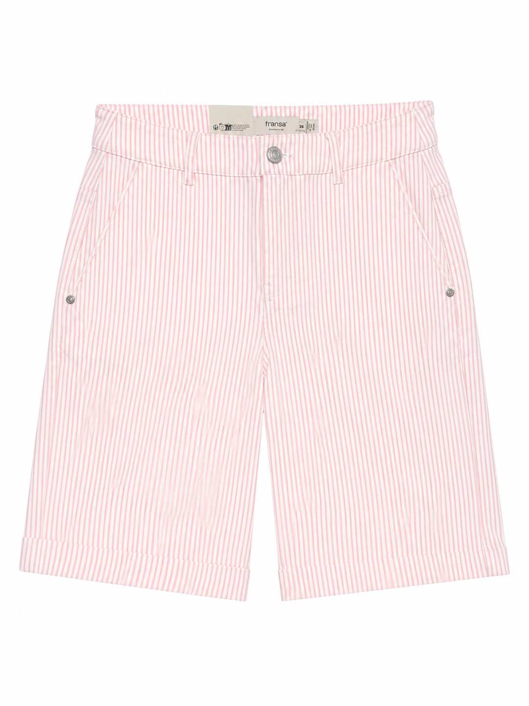 Fransa FRENA SHO 2 Shorts - Lotus Stripe - Butik VIVI