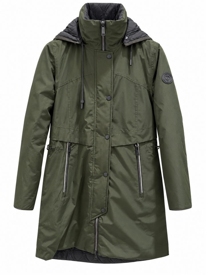 Frandsen Vendbar Jakke - Dark Green/Black - Butik VIVI