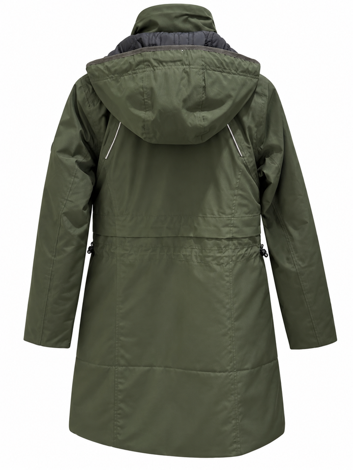 Frandsen Vendbar Jakke - Dark Green/Black - Butik VIVI