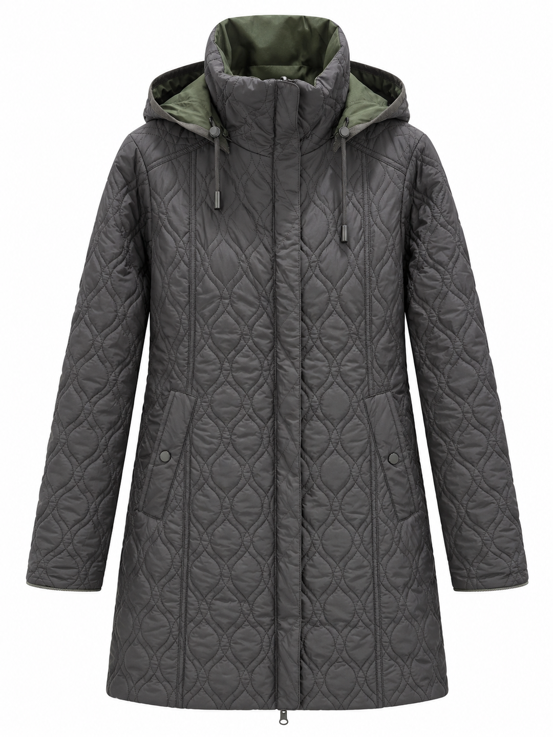 Frandsen Vendbar Jakke - Dark Green/Black - Butik VIVI