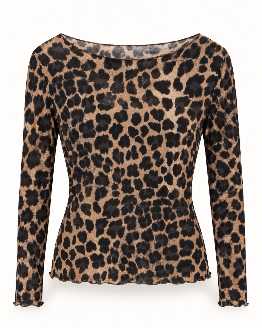 OM-HU Cash Leo Bluse - Black - Butik VIVI