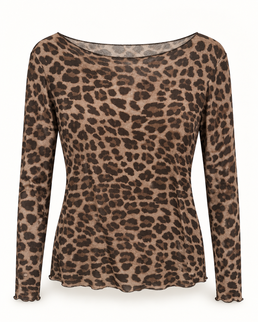 OM-HU Cash Leo Bluse - Brown - Butik VIVI