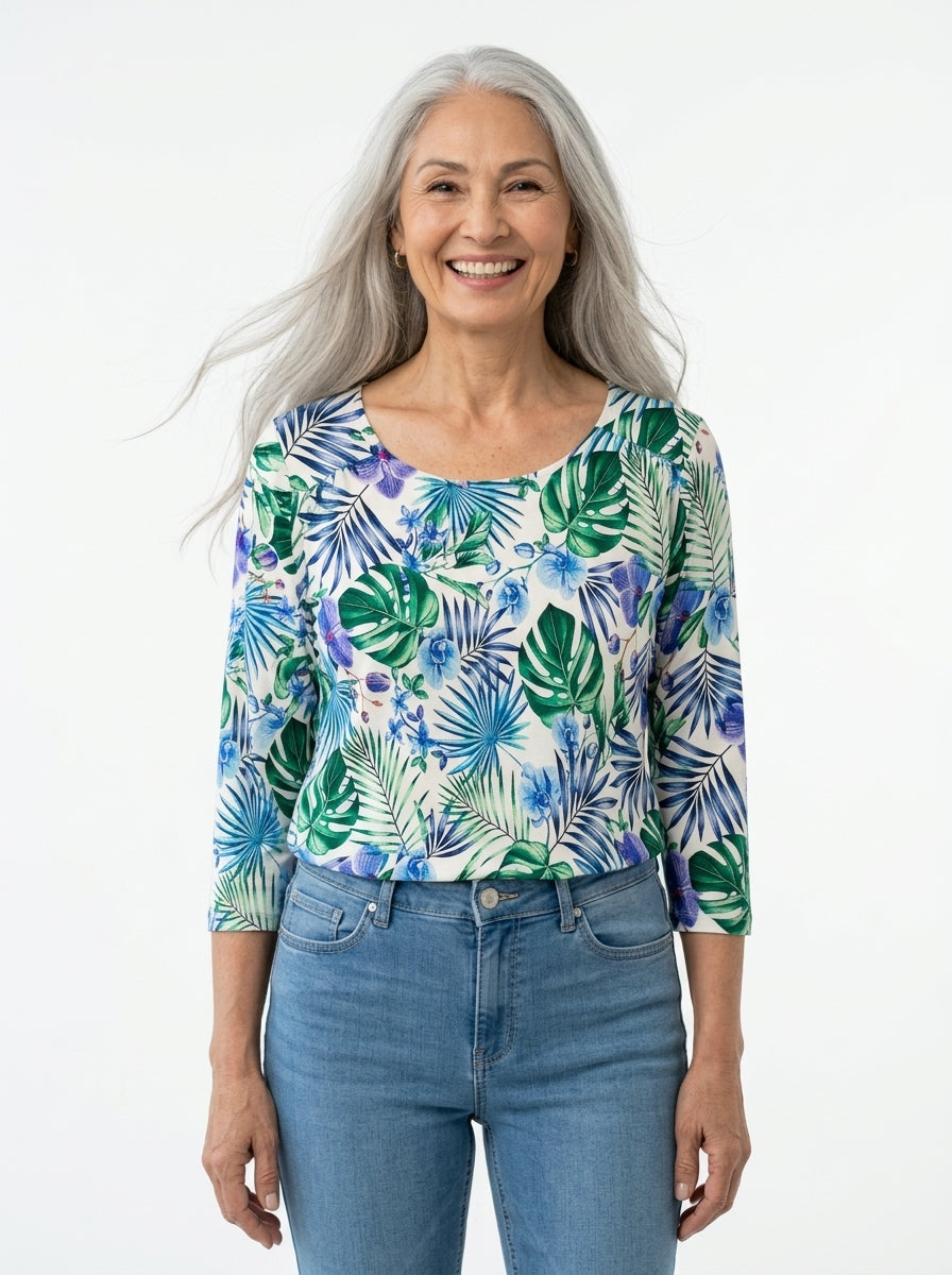 Luzzo Lucy Bluse - Print 27 - Butik VIVI