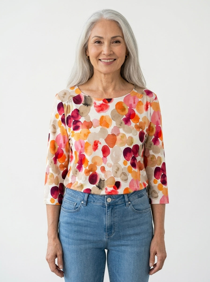 Luzzo Lucy Bluse - Print 29 - Butik VIVI