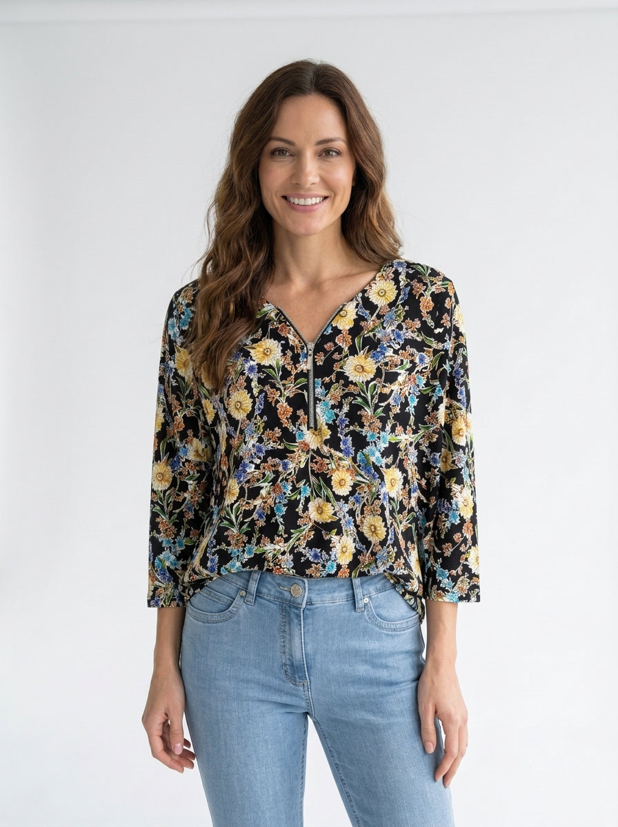 Luzzo Musse Bluse - Print 4 - Butik VIVI