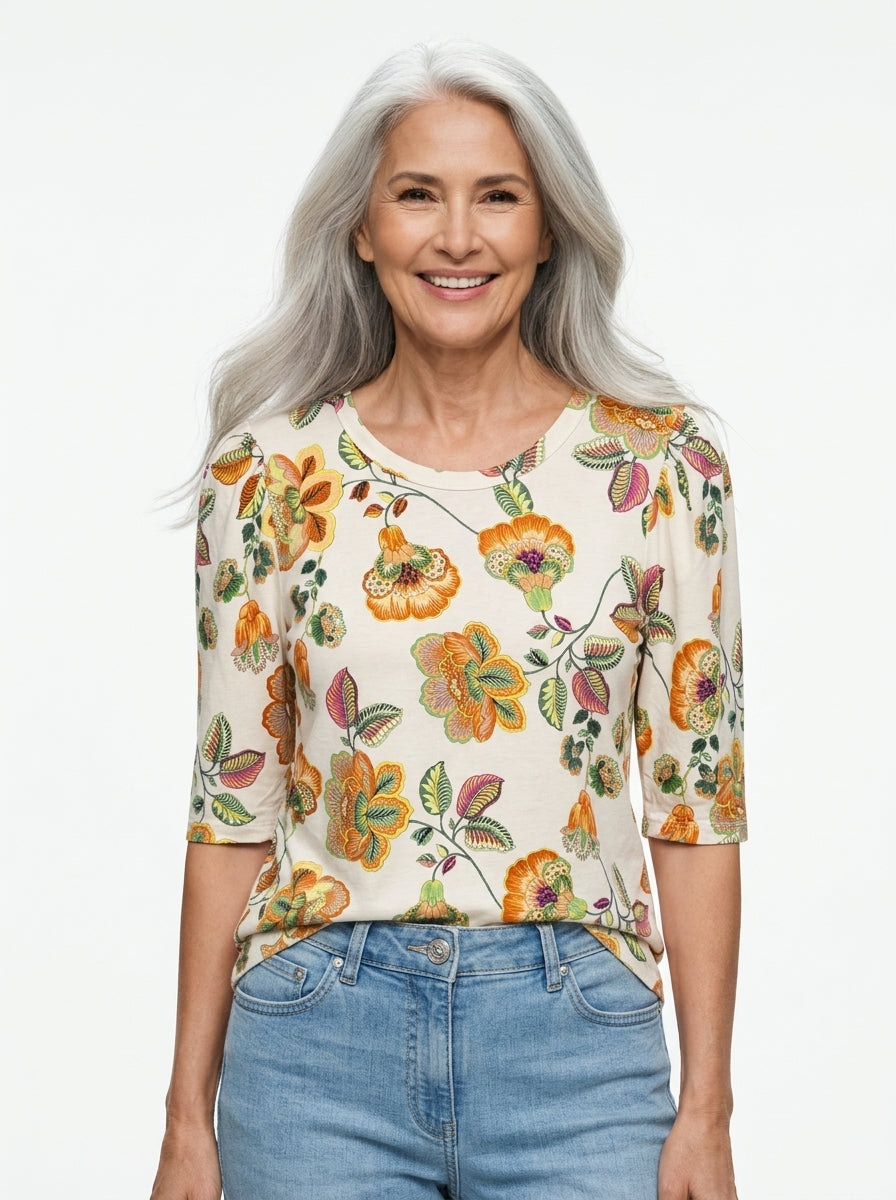 Luzzo Margot Bluse - Print 16 - Butik VIVI