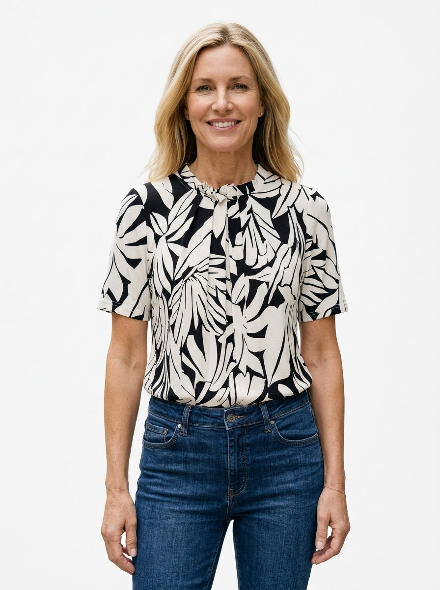 Luzzo Fini Bluse - Print 10 - Butik VIVI