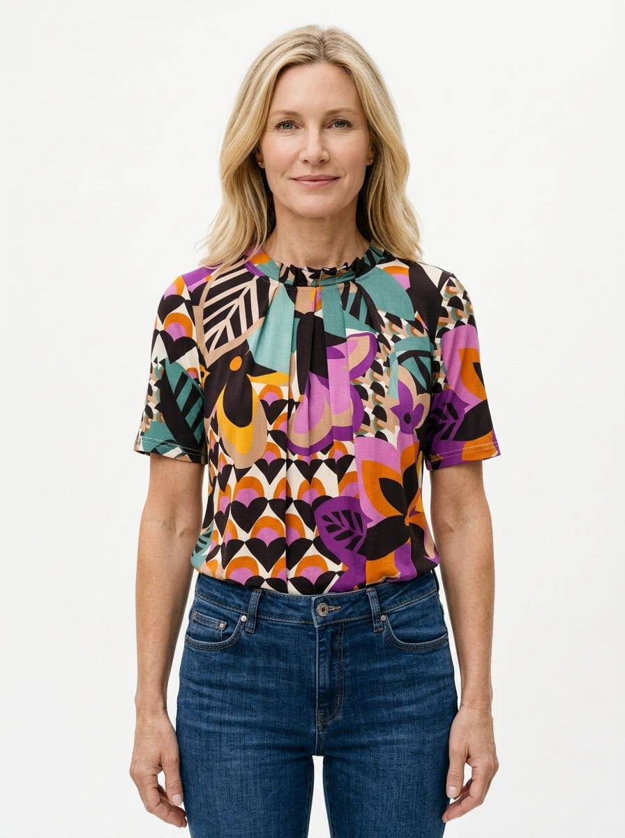 Luzzo Fini Bluse - Print 11 - Butik VIVI