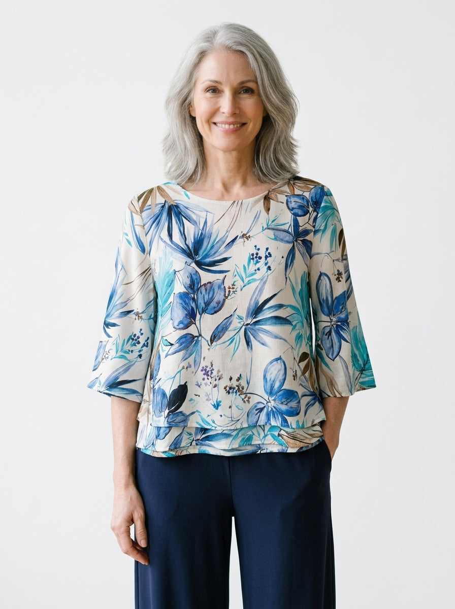 Luzzo Joy Bluse - Print 38 - Butik VIVI