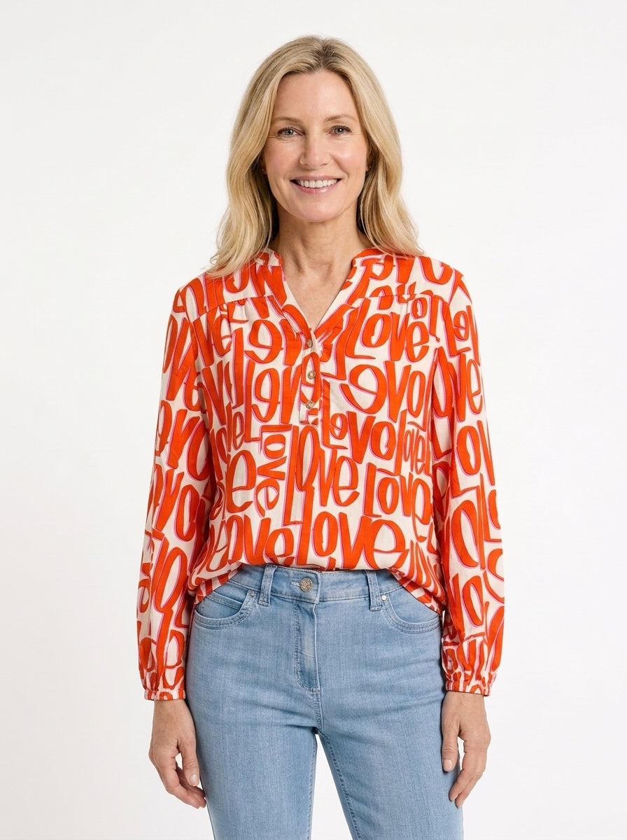 Luzzo Karli Bluse - Print 23 - Butik VIVI