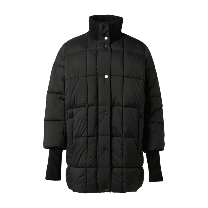 Comma Oversized quilted Jakke - Black