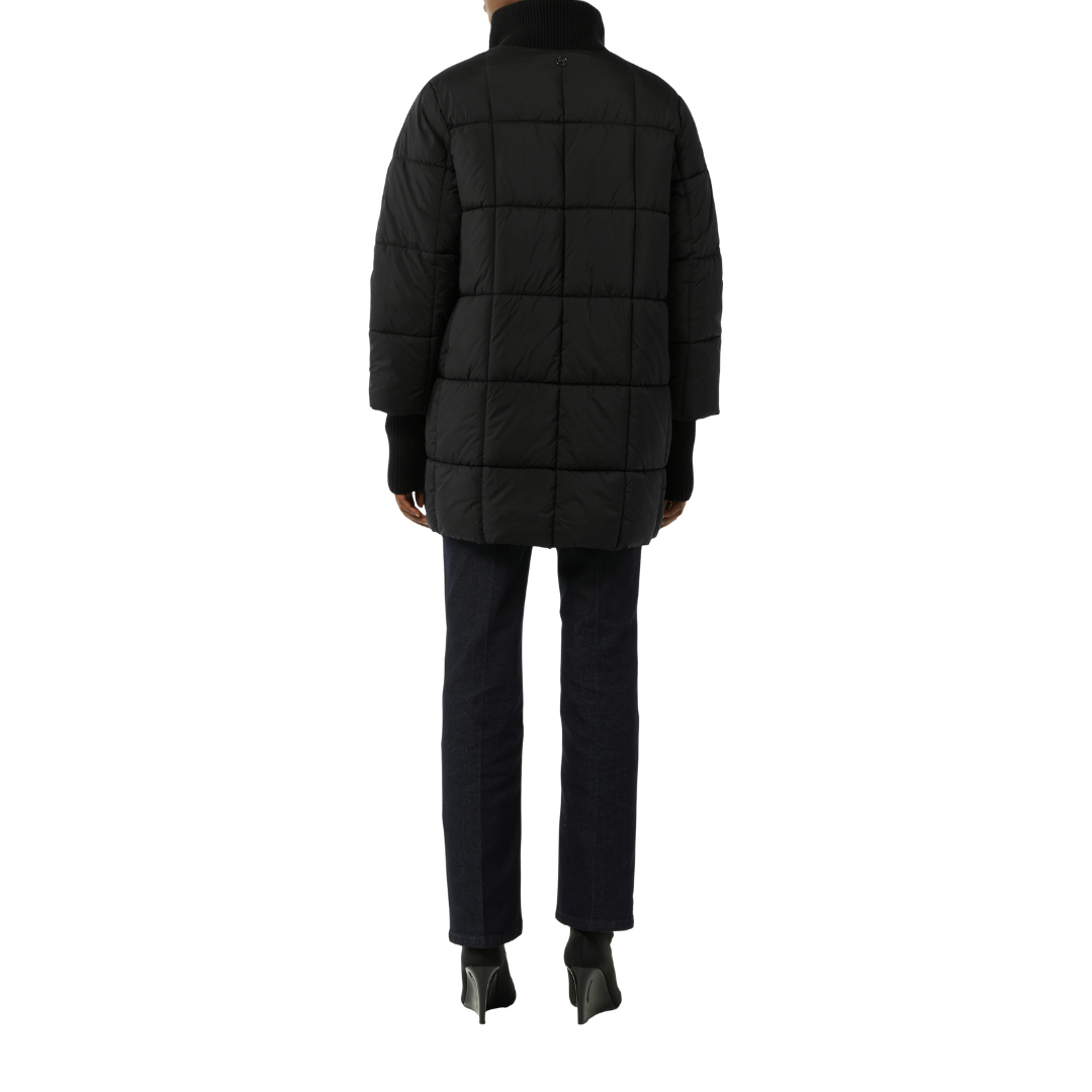 Comma Oversized quilted Jakke - Black