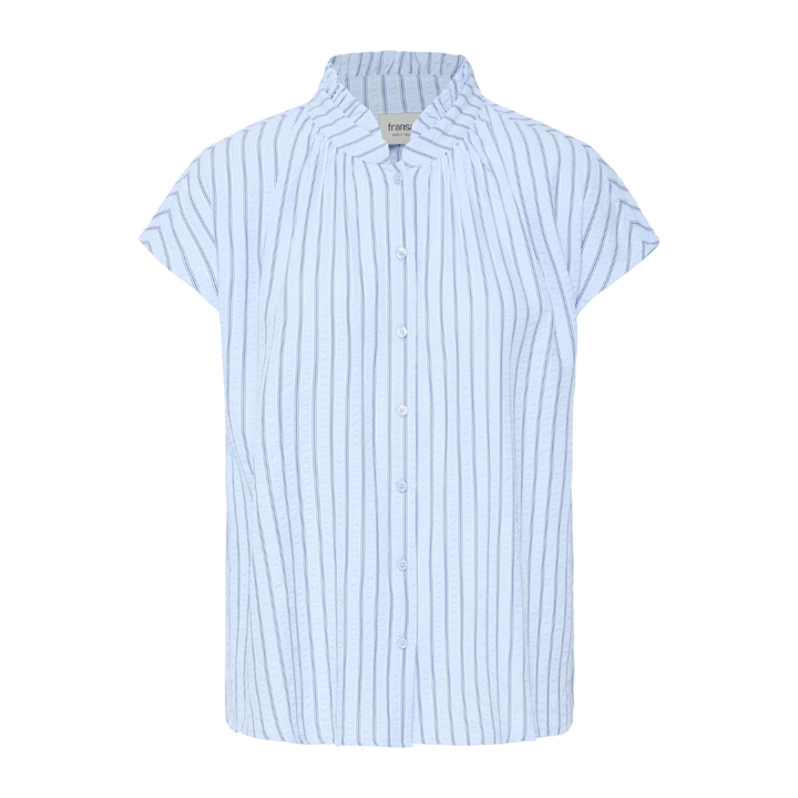Fransa FRSTARLA SH 1 Skjorte - Blue White Stripe - Butik VIVI