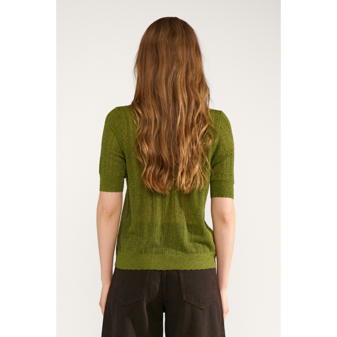 Nümph Numisla Pullover Strik - Calla Green