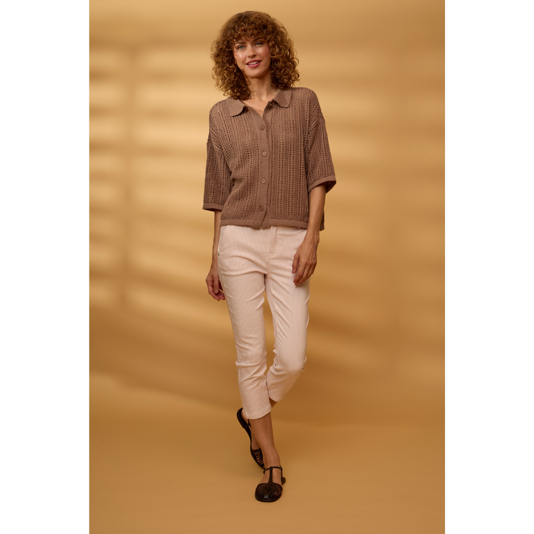 Fransa FRENA TESSA CA 2 Bukser - Lotus Stripe - Butik VIVI