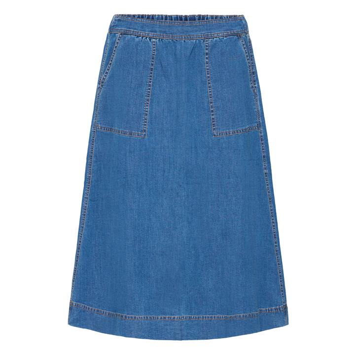 Fransa FRCHICAGO SK 2 Nederdel - Mid Blue Denim - Butik VIVI