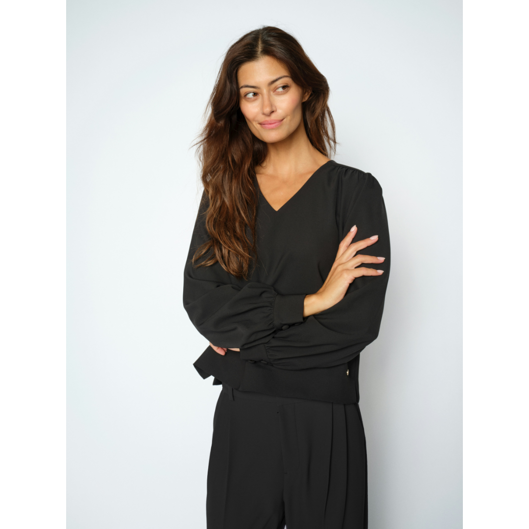 Mos Mosh MMKylie Miley Bluse - Black