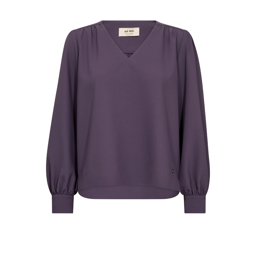 Mos Mosh MMKylie Miley Bluse - Sweet Grape