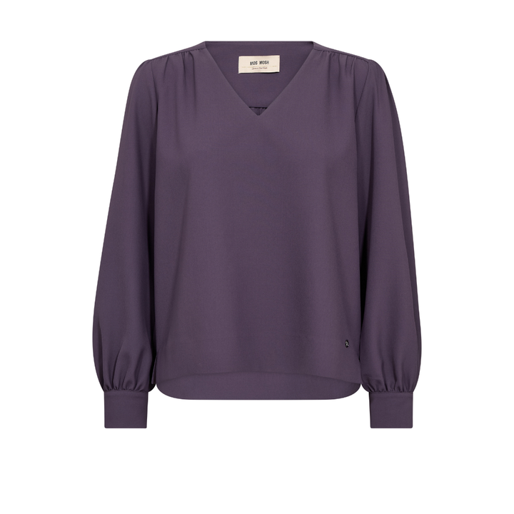 Mos Mosh MMKylie Miley Bluse - Sweet Grape