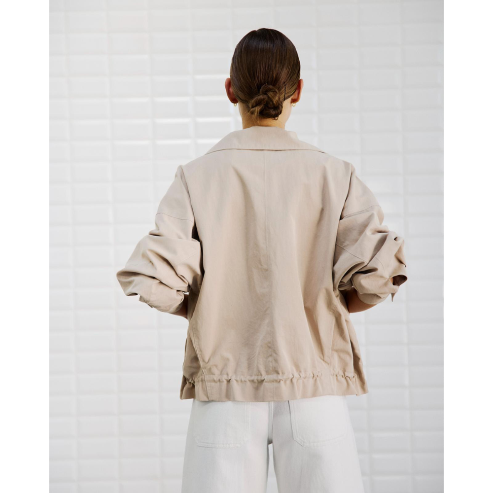 WithBlack WBLLYDIA Spring Jakke - Copenhagen Sands - Butik VIVI