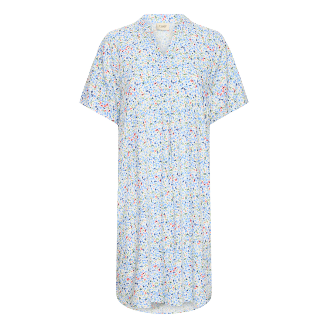 Fransa FRHEAT TU 1 Tunika - Cashmere Blue Art - Butik VIVI
