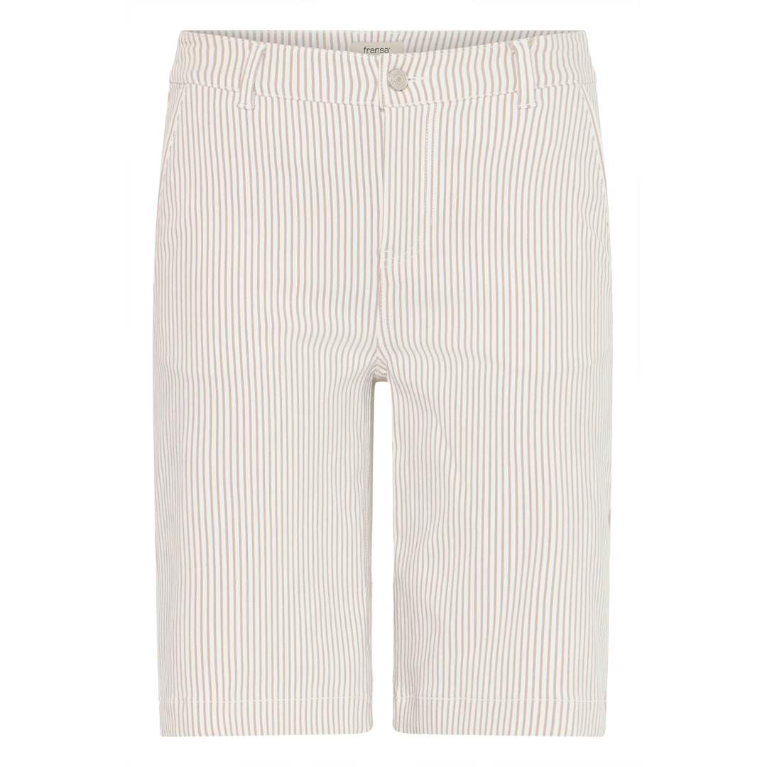 Fransa FRENA SHO 2 Shorts - Savannah Stripe - Butik VIVI