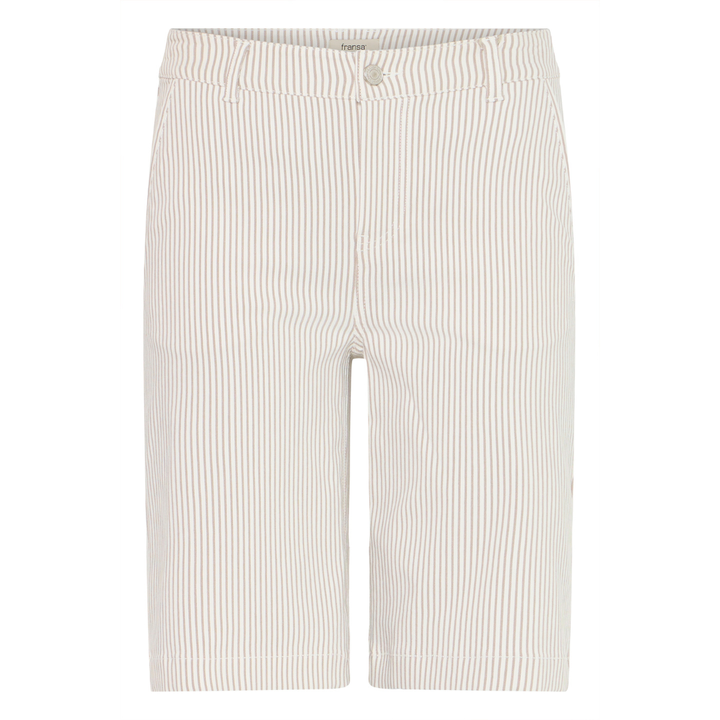 Fransa FRENA SHO 2 Shorts - Savannah Stripe - Butik VIVI