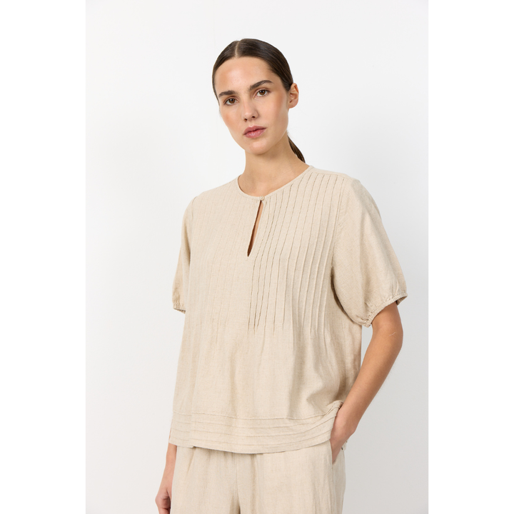 Levete Room LR-NAJA 54 Blazer - Island Fossil Melange - Butik VIVI