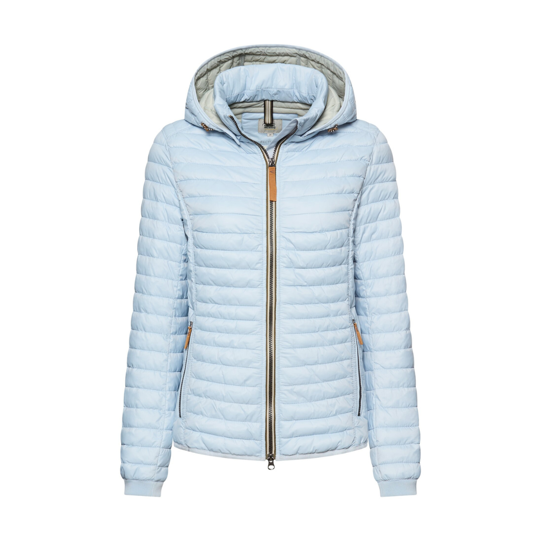 Camel Active  Lightweight quilted Jakke - Light Blue - Butik VIVI