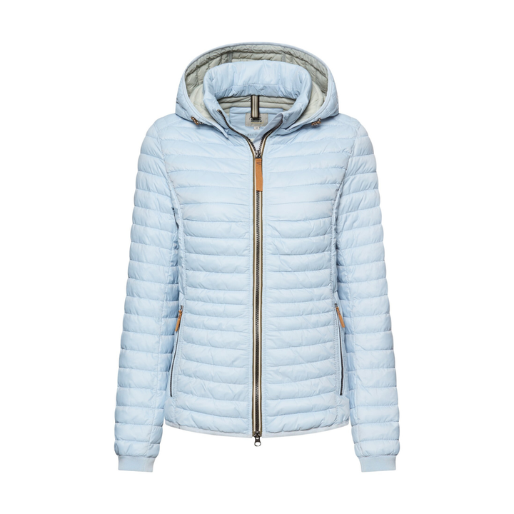 Camel Active  Lightweight quilted Jakke - Light Blue - Butik VIVI