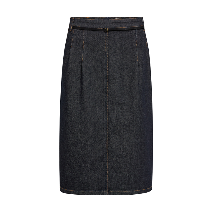 Mos Mosh MMPenna Denim Nederdel - Dark Blue