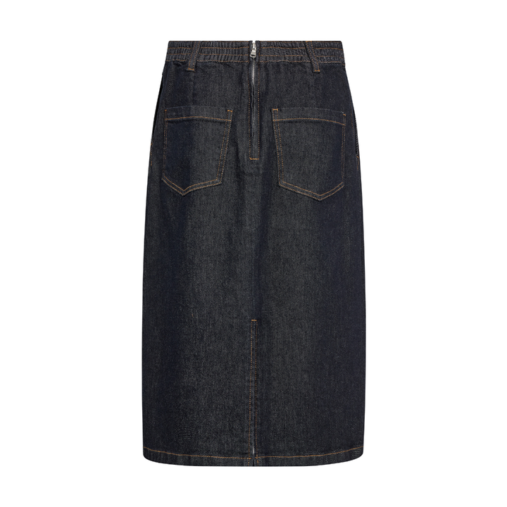 Mos Mosh MMPenna Denim Nederdel - Dark Blue